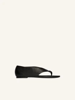 BALLERINES OUVERTES EN CUIR