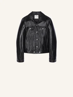 BLOUSON TRUCKER EN VINYLE