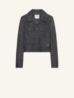 BLOUSON TRUCKER UTILITAIRE EN DENIM