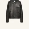 BLOUSON ZIPPÉ EN CUIR