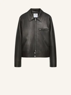 BLOUSON ZIPPÉ EN CUIR