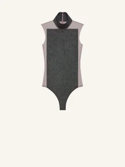 BODY CARRÉ MAGIQUE COL MONTANT DENIM