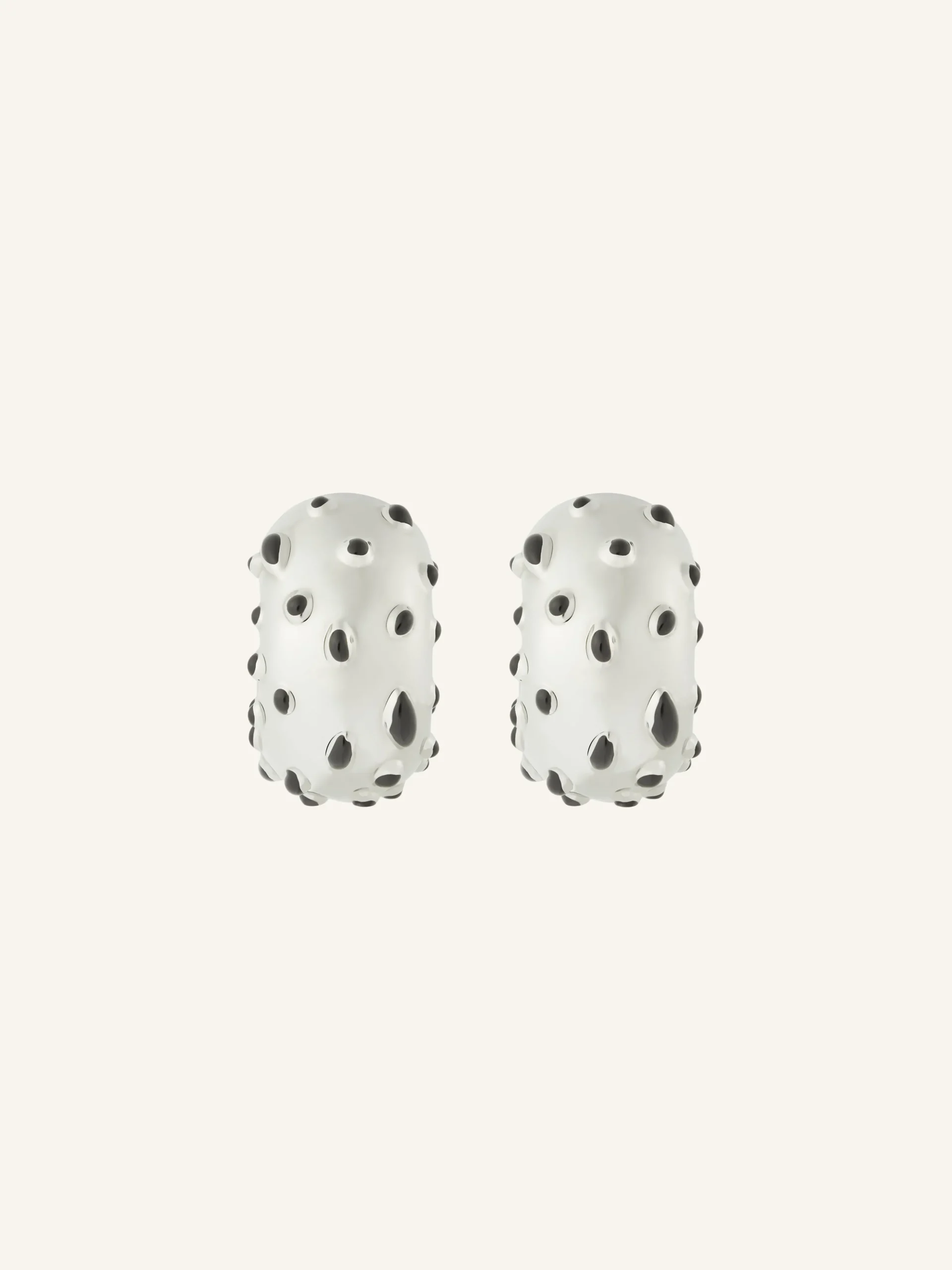 BOUCLES D'OREILLES INFINI MOUCHETÉES