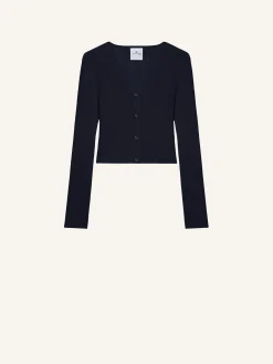 CARDIGAN SOLAR COURT EN MAILLE