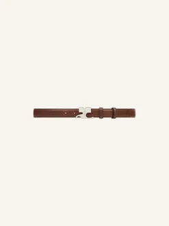CEINTURE AC EN CUIR GRAINÉ