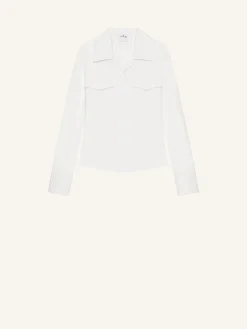 CHEMISE EN SATIN 2 POCHES