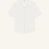 CHEMISE ZIPPÉE EN POPELINE