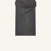 DOUBLE BELT DENIM SKIRT