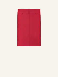 JUPE MIDI CEINTURÉE