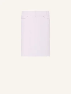 JUPE MIDI CEINTURÉE