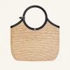 MEDIUM HOLY BAG EN RAPHIA
