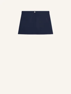 MINI JUPE 2 POCHES EN TWILL