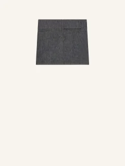 MINI JUPE CEINTURÉE EN DENIM