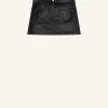 MINI JUPE VINTAGE 2 POCHES EN CUIR