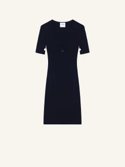 MINI ROBE CUT-OUT EN MAILLE