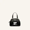 MINI SAC BOWLING EN CUIR NAPLACK