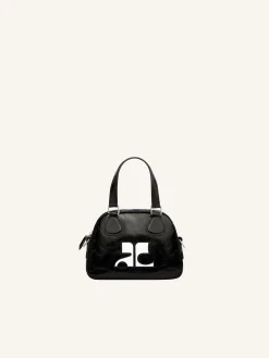 MINI SAC BOWLING EN CUIR NAPLACK