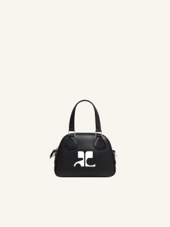 MINI SAC BOWLING EN CUIR LISSE