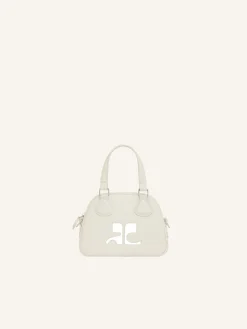 MINI SAC BOWLING EN CUIR LISSE