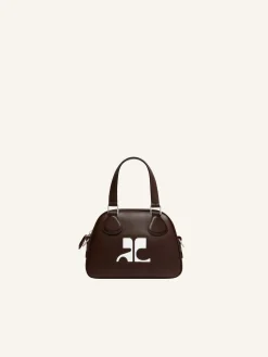 MINI SAC BOWLING EN CUIR LISSE