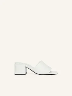 MULES À TALON SHADOW EN CUIR