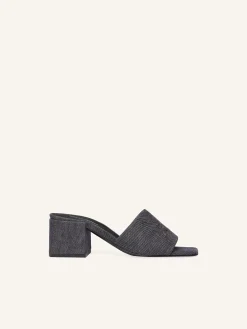 MULES À TALON SHADOW EN DENIM