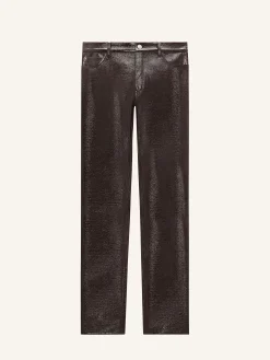 PANTALON 5 POCHES EN VINYLE