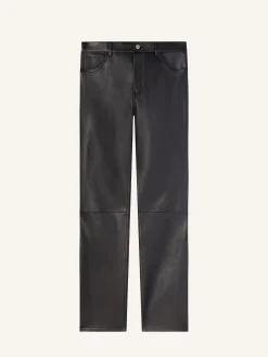 PANTALON 5 POCHES VINTAGE EN CUIR
