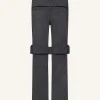 PANTALON BOOTCUT STRAP EN DENIM