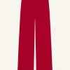 PANTALON EN MOLLETON BRODÉ