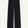PANTALON EN MOLLETON BRODÉ