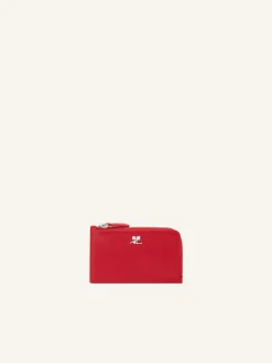 PORTE CARTE ZIPPÉ EN CUIR