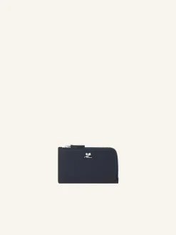 PORTE CARTE ZIPPÉ EN CUIR