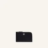 PORTE CARTE ZIPPÉ EN CUIR