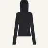 PULL À CAPUCHE EN MAILLE FINE