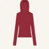 PULL À CAPUCHE EN MAILLE FINE