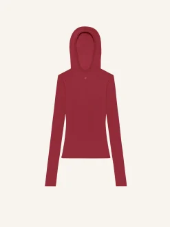 PULL À CAPUCHE EN MAILLE FINE