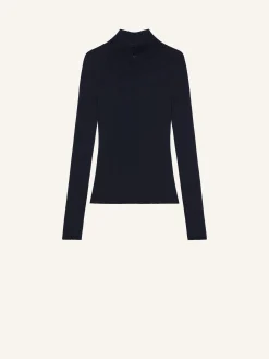 PULL COL MONTANT EN MAILLE