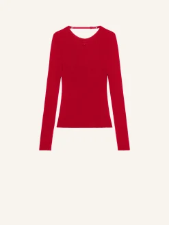 PULL EN MAILLE DÉTAIL LINGERIE