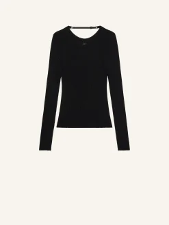 PULL EN MAILLE DÉTAIL LINGERIE