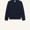 PULL EN MOLLETON BOUTONNÉ À L'ÉPAULE