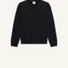 PULL EN MOLLETON BOUTONNÉ À L'ÉPAULE