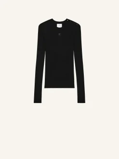 PULL PRESSIONS EN MAILLE CÔTELÉE