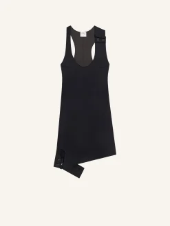 ROBE À BOUCLES SATINÉE