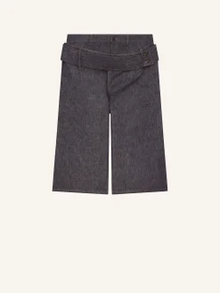 SHORT CEINTURÉ EN DENIM