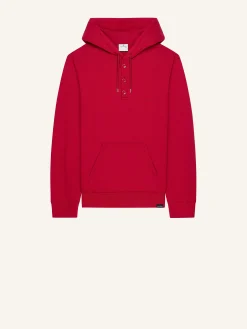 SWEAT À CAPUCHE BOUTONNÉ