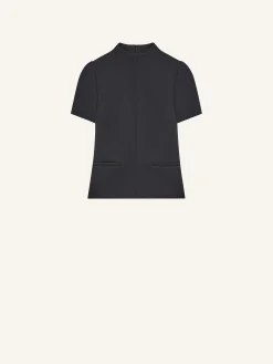 TOP COL MONTANT EN TWILL