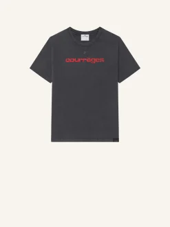 T-SHIRT AC IMPRIMÉ DELAVÉ