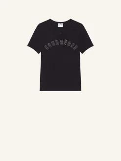 T-SHIRT CONTRASTE IMPRIMÉ MÉDUSE