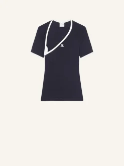 T-SHIRT CONTRASTE SLASH